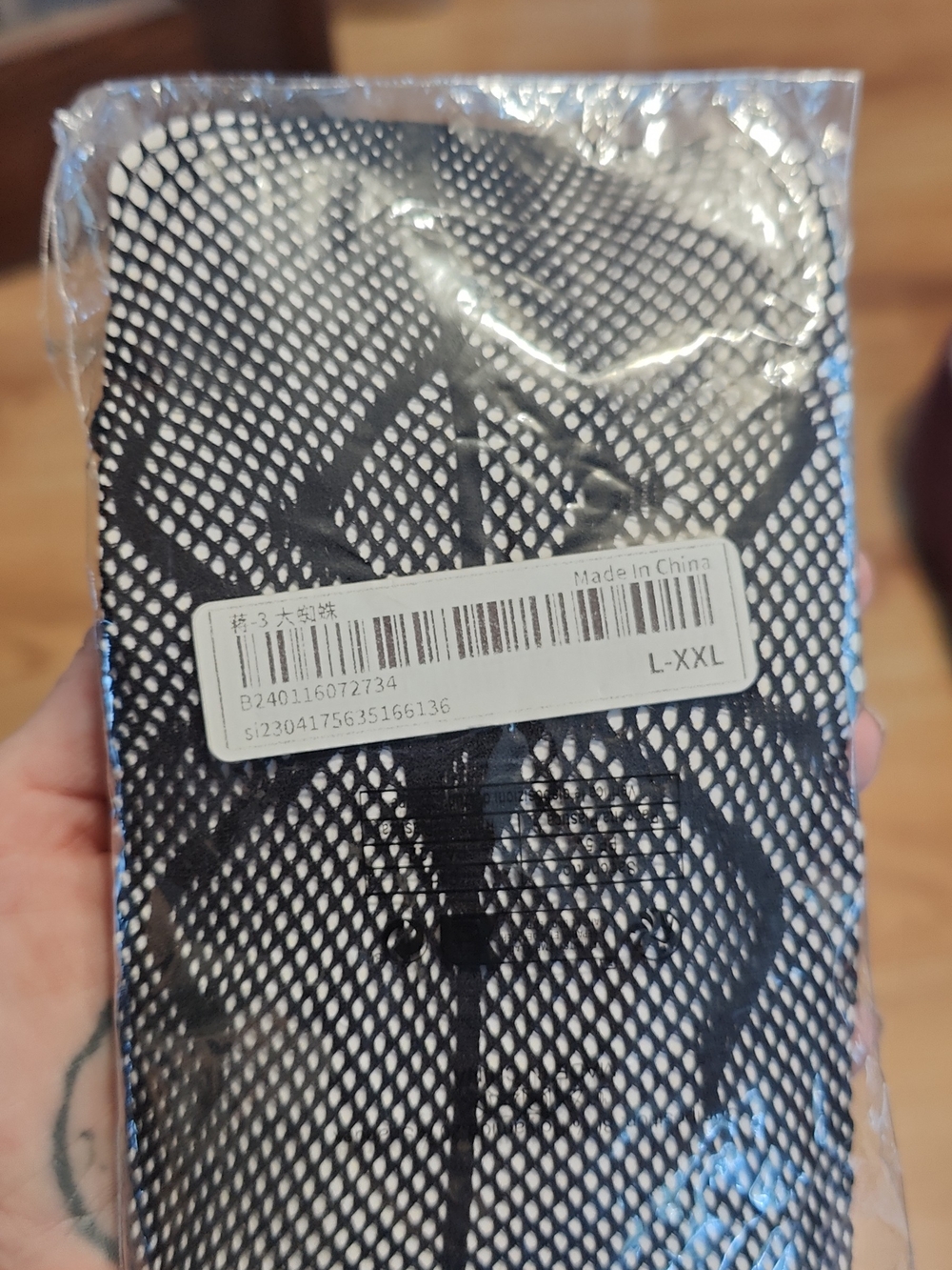 Black Spider Fishnets